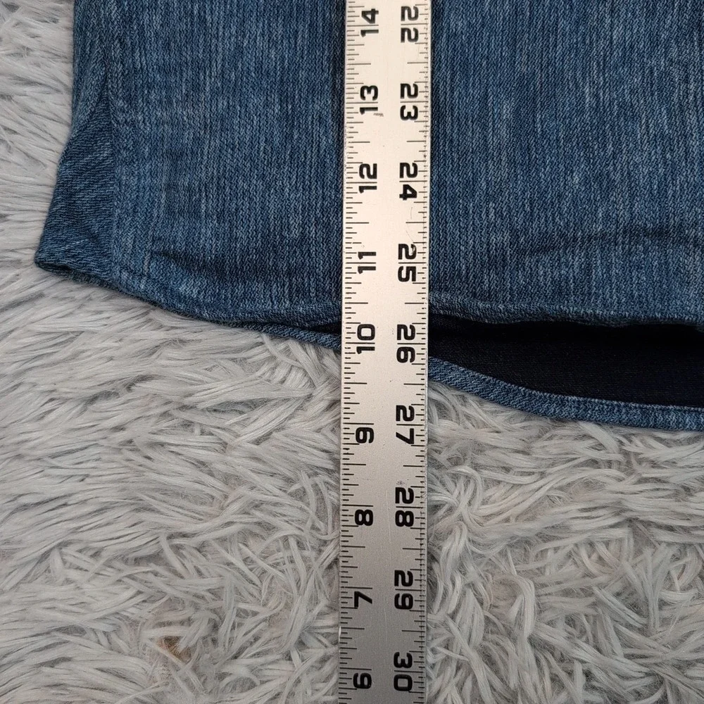 Banana Republic‎ Shirt Mens XS Blue Button Up Denim Pockets Outdoors Comfort